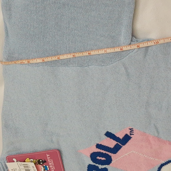 Cinnamoroll Jacquard Knit Argyle Sweater Sanrio Hello Kitty Sz 1X - Picture 9 of 13